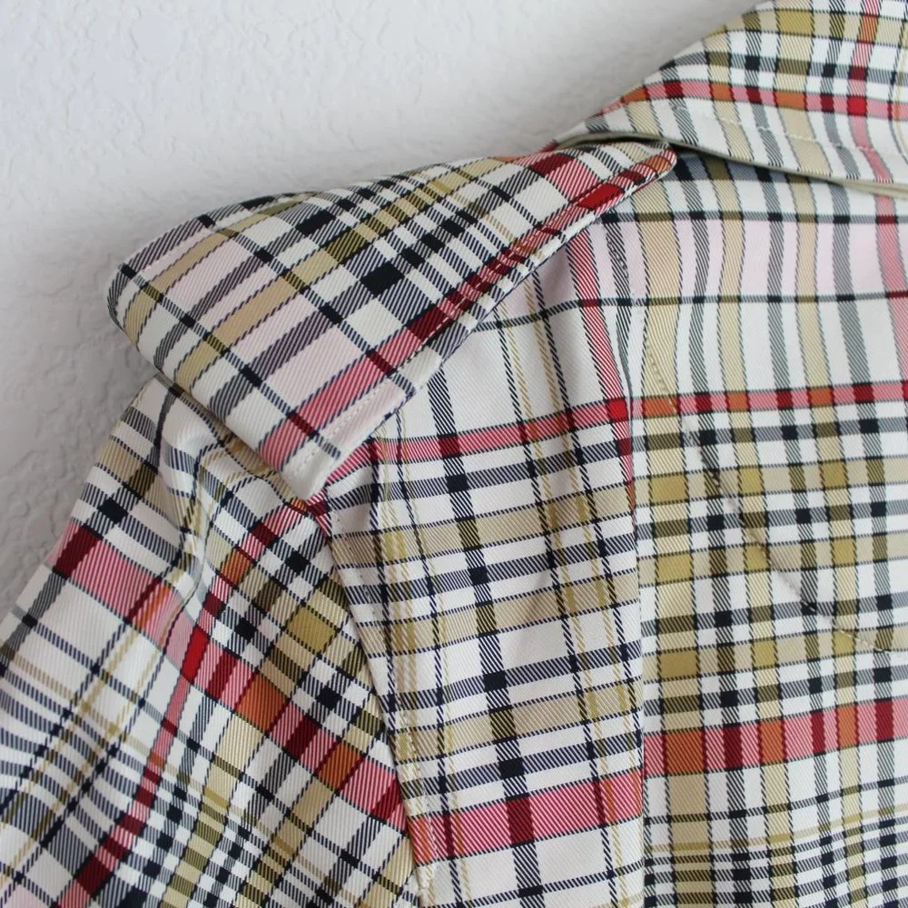 NWT Burberry Check Rain Trench Coat, US 4 - Picture 14 of 16